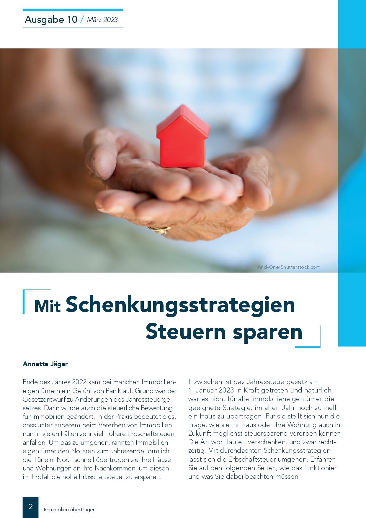 Vorschau eines PDF Zeitungsartikels zum Thema Erbrecht Vermögensnachfolge Fachanwaltskanzlei München